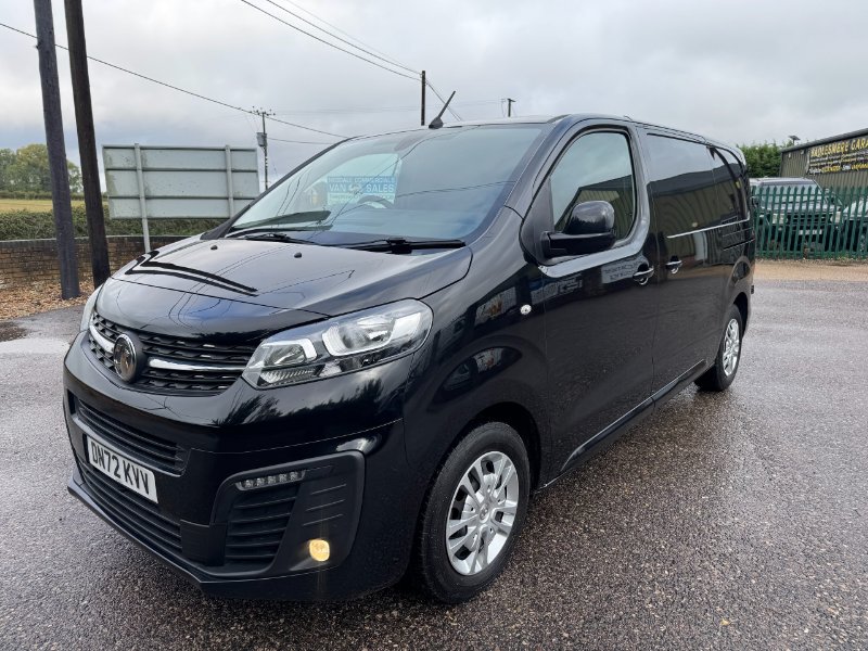 2022 Vauxhall Vivaro Panel Van 1.5 Turbo D 2700 Sportive Panel Van 6dr Diesel Manual L1 H1 Euro 6 s/s 120 ps FSH BLACK